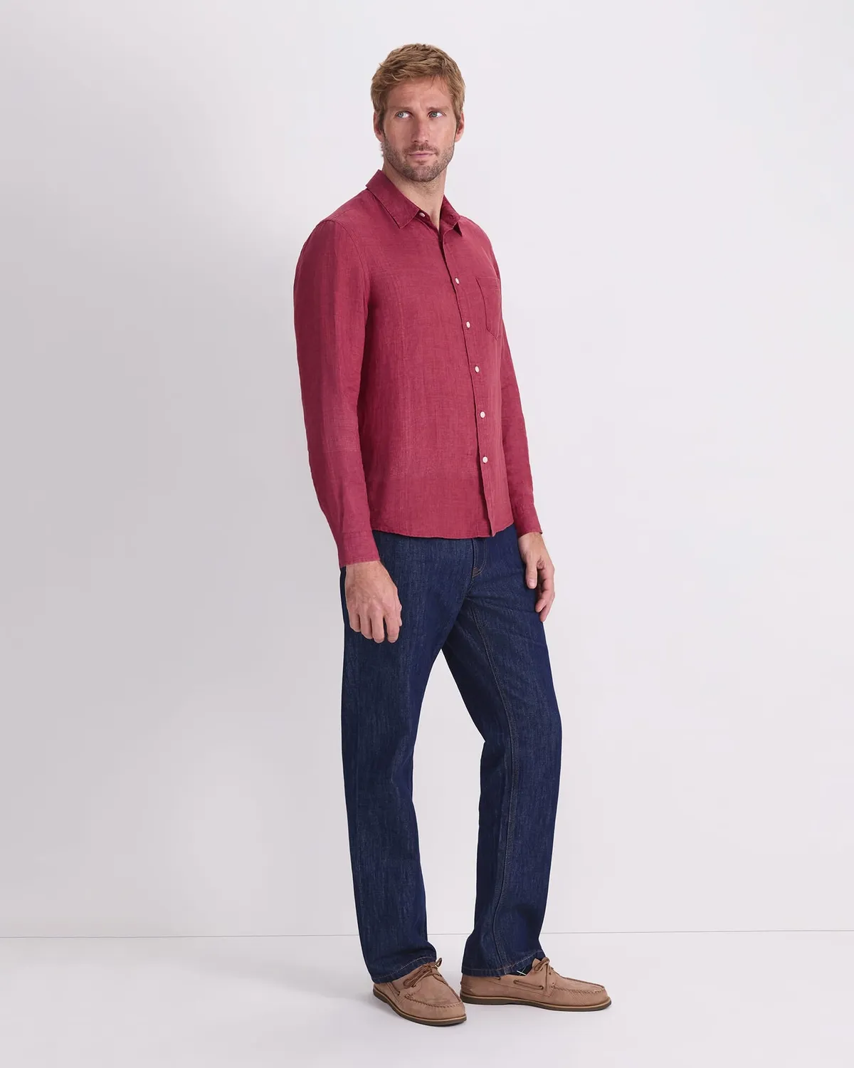 SPORTSCRAFT Delave 207957 chemise lin homme manches longues