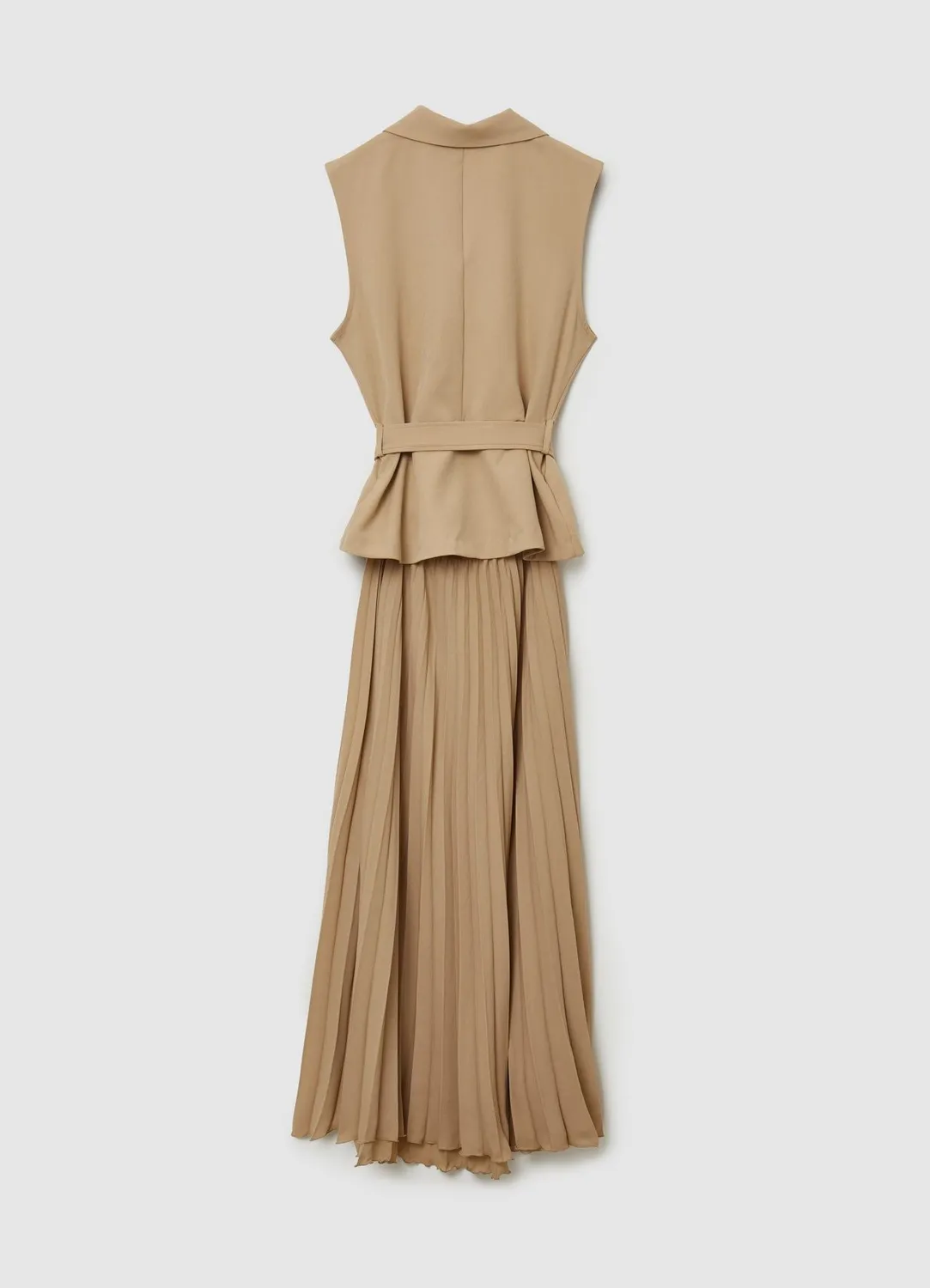 Calliope robe gilet femme jupe plissée boutonnée