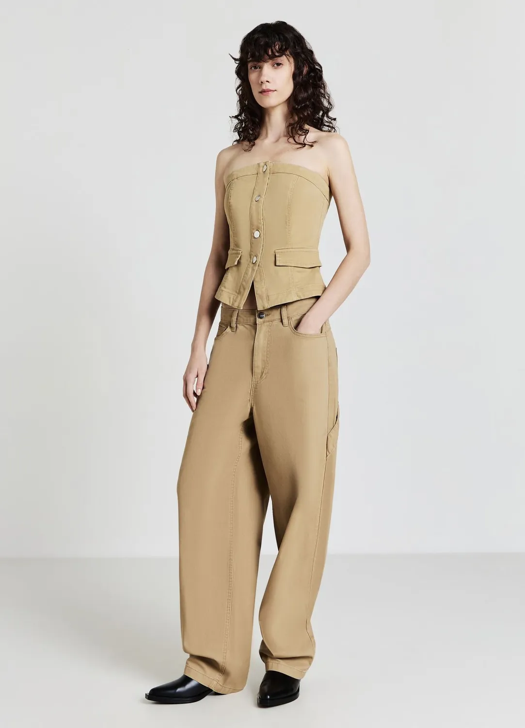 Calliope pantalon balloon femme cargo 5 poches