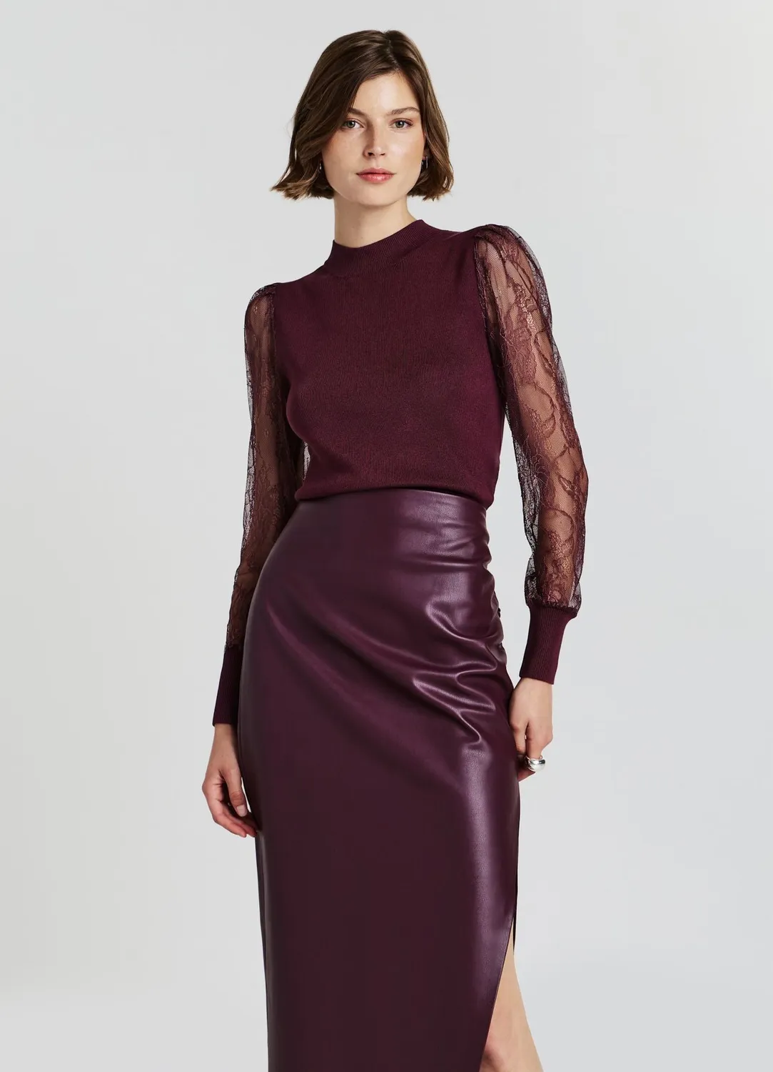 Calliope Pull Manches Dentelle Femme