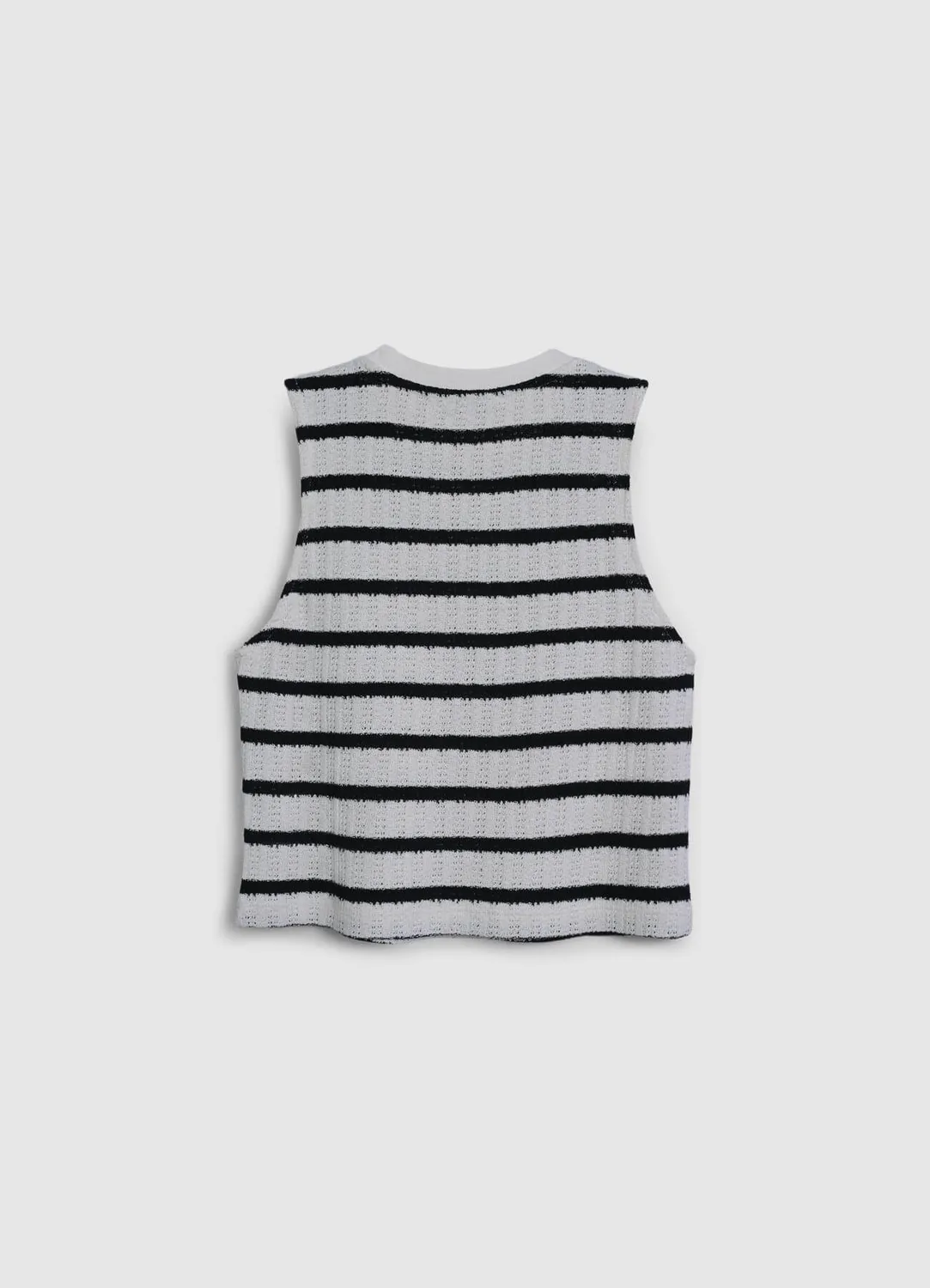 Calliope débardeur maille femme rayé coton