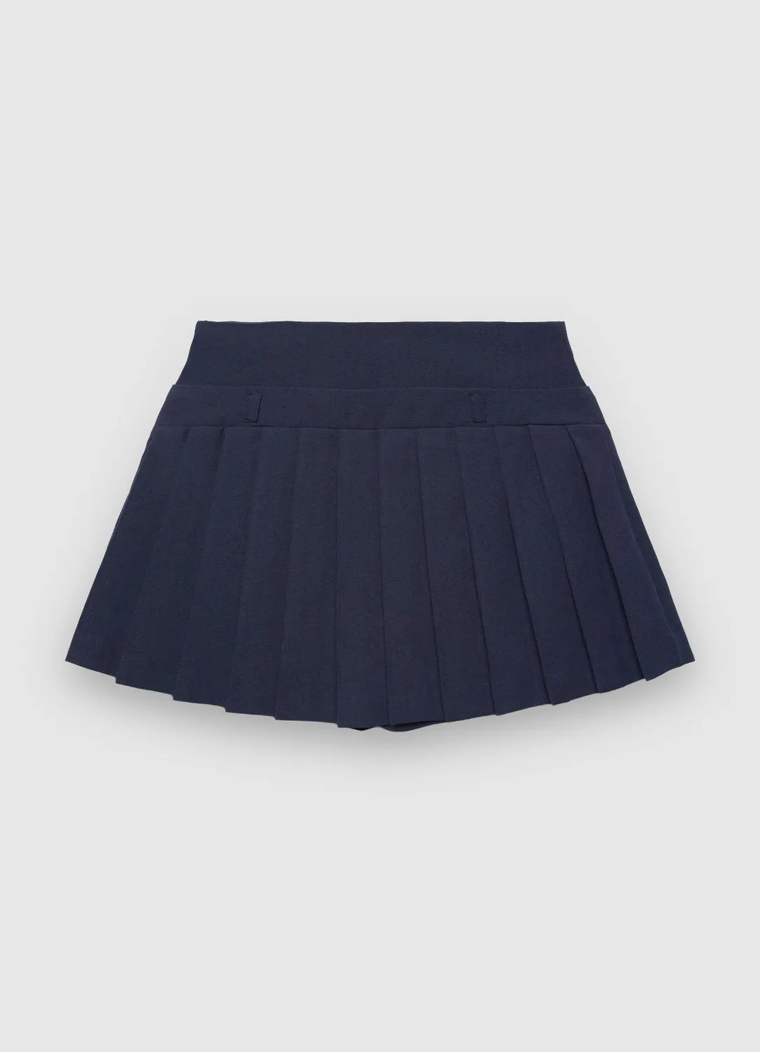 Calliope jupe-short plissée femme uni