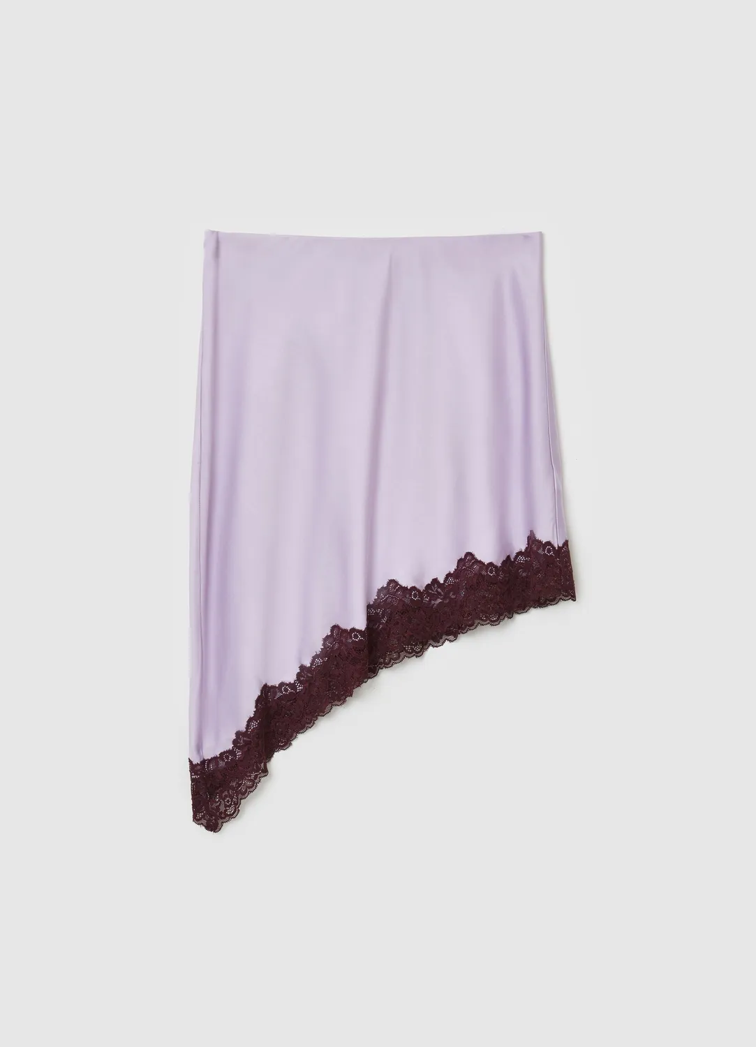 Calliope jupe mini satin dentelle femme