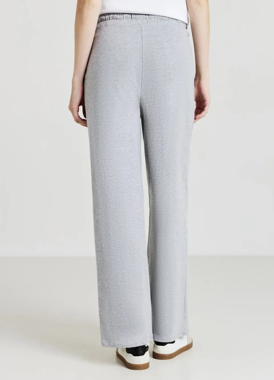 Calliope Palazzo pantalon jogging large femme taille élastique