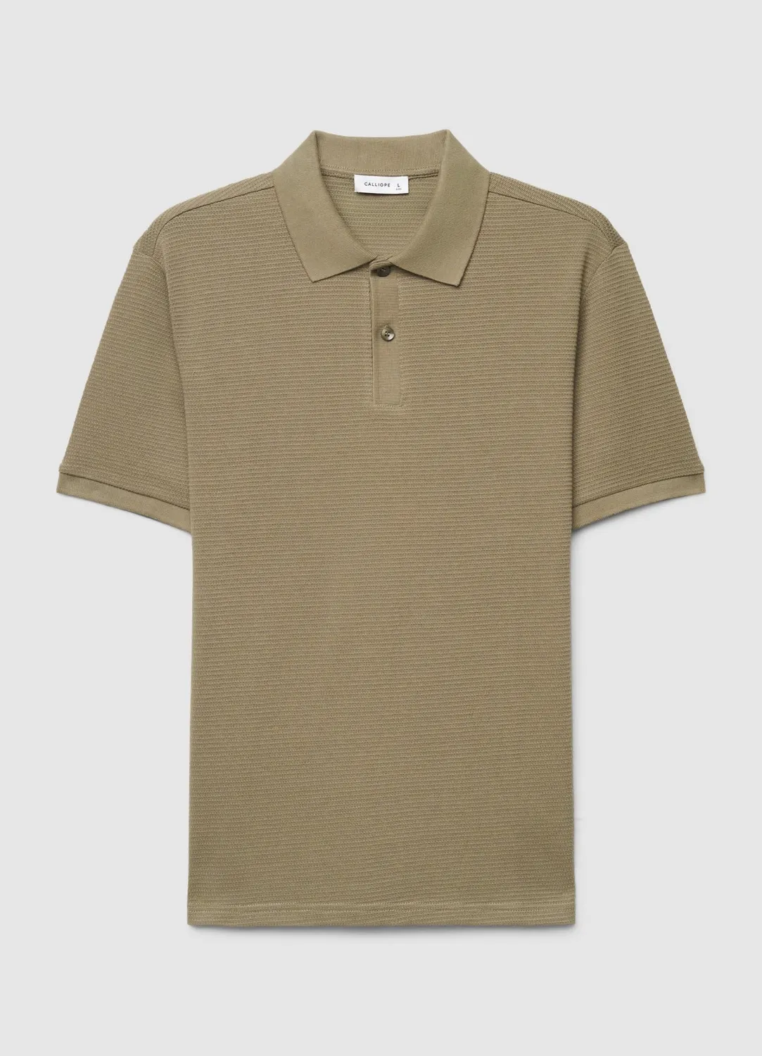 Calliope polo boutons homme t-shirt uni