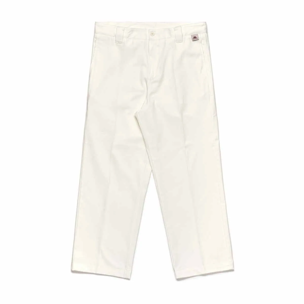Kappa Mebsuta chino blanc homme coton gabardine