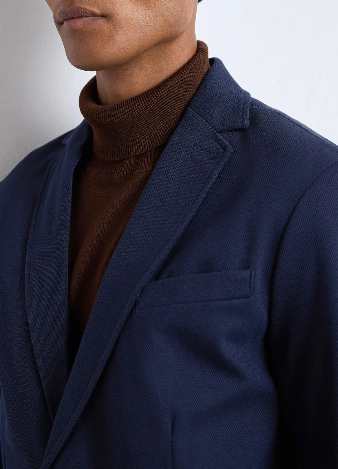 Calliope Veste piqué 2 boutons homme unie