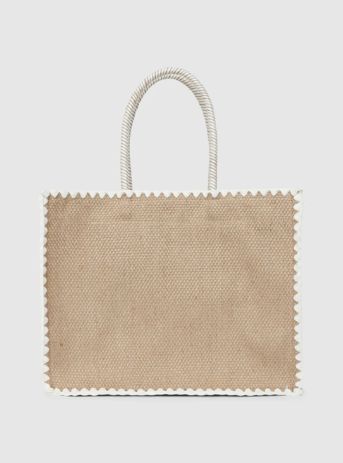 Calliope shopper sac jute brodé taille unique