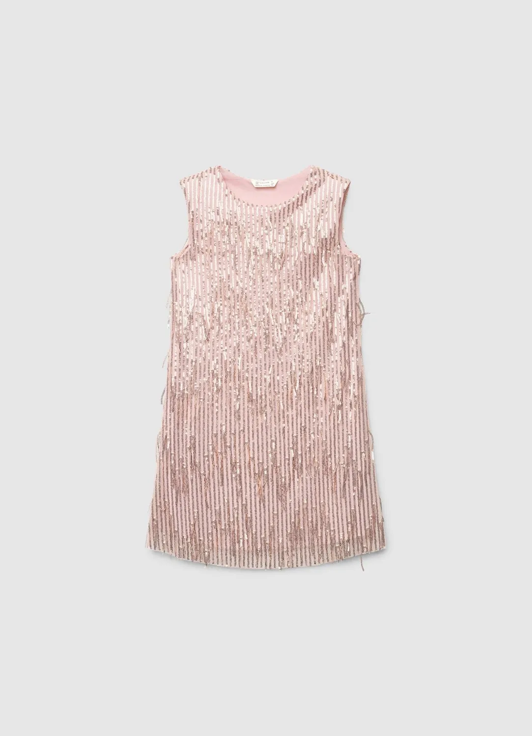 Calliope robe fille paillettes et franges fête
