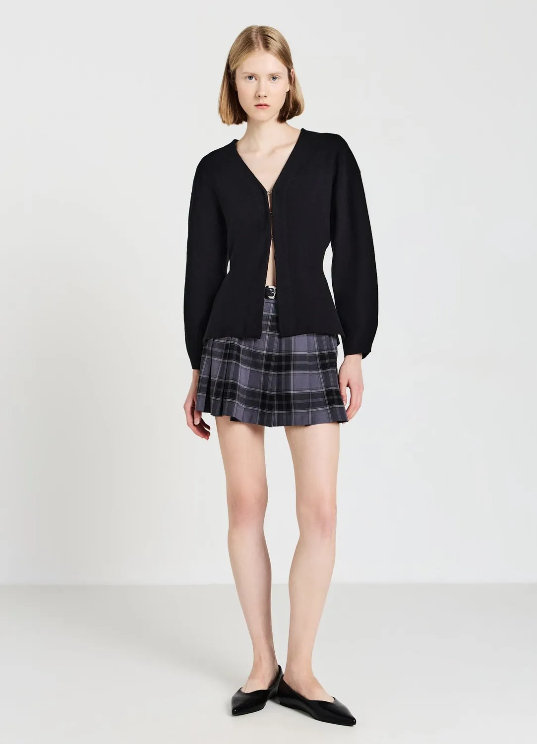 Calliope cardigan col V femme uni crochets