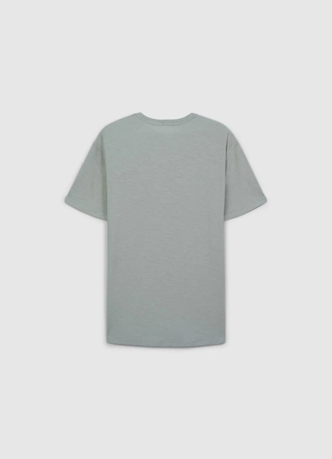 Calliope T-shirt poche homme coton col rond uni