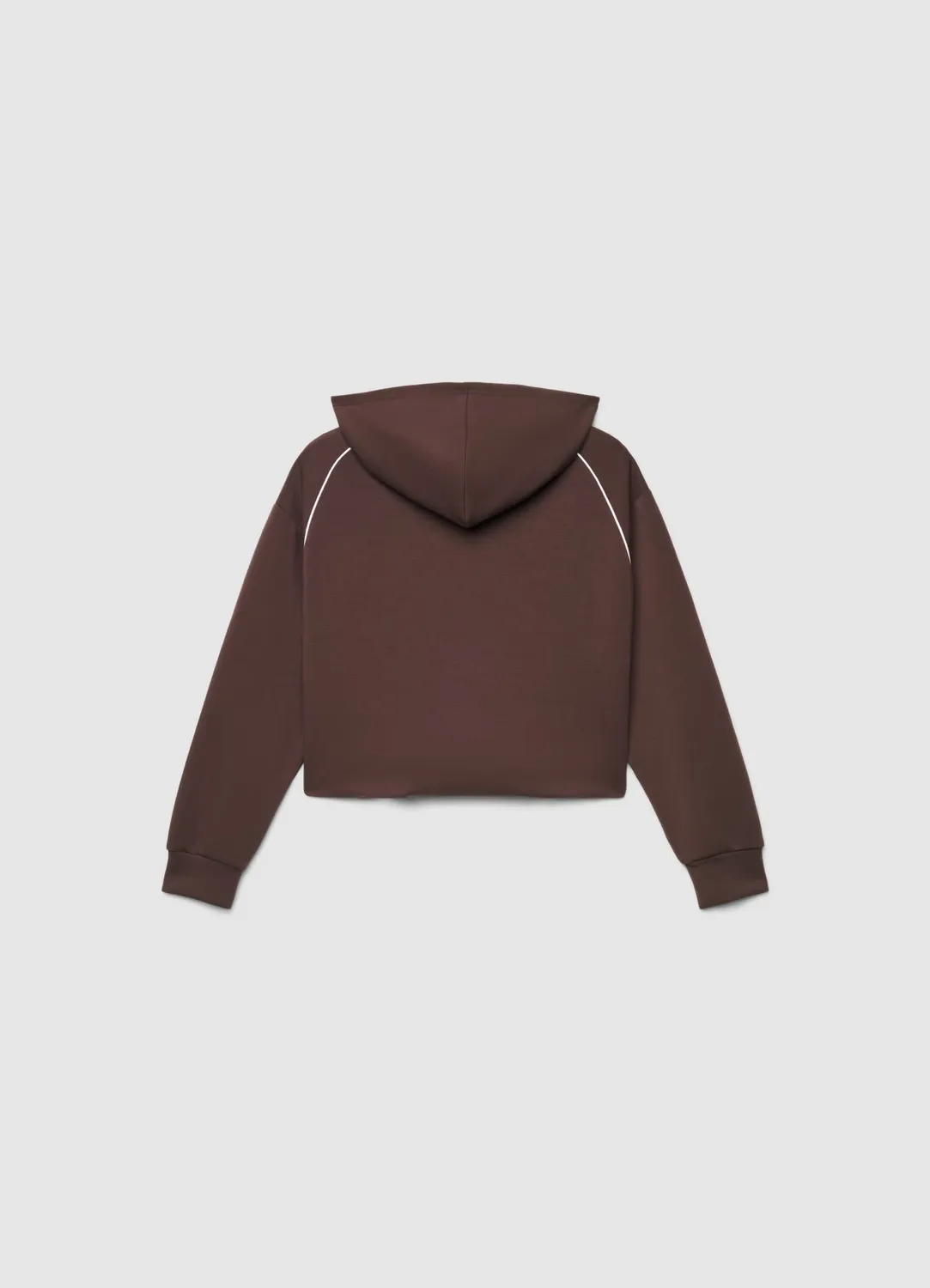 Calliope sweat capuche zippé femme profils contraste