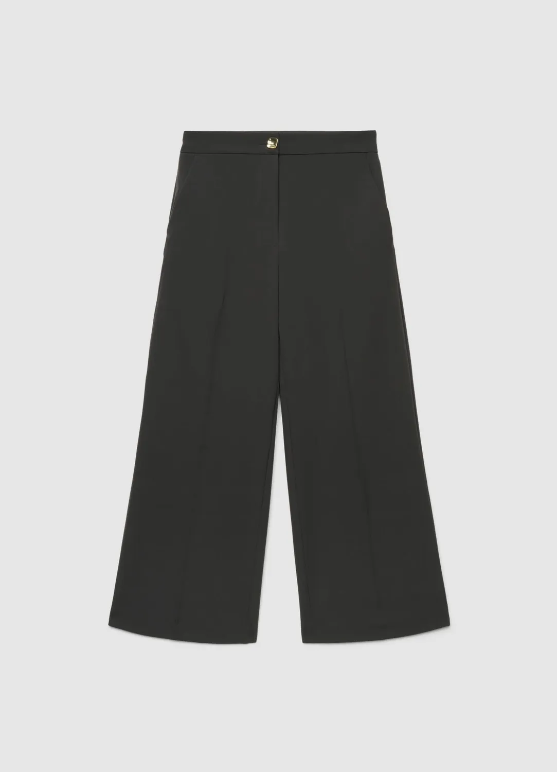Calliope pantalon culotte femme large taille haute uni