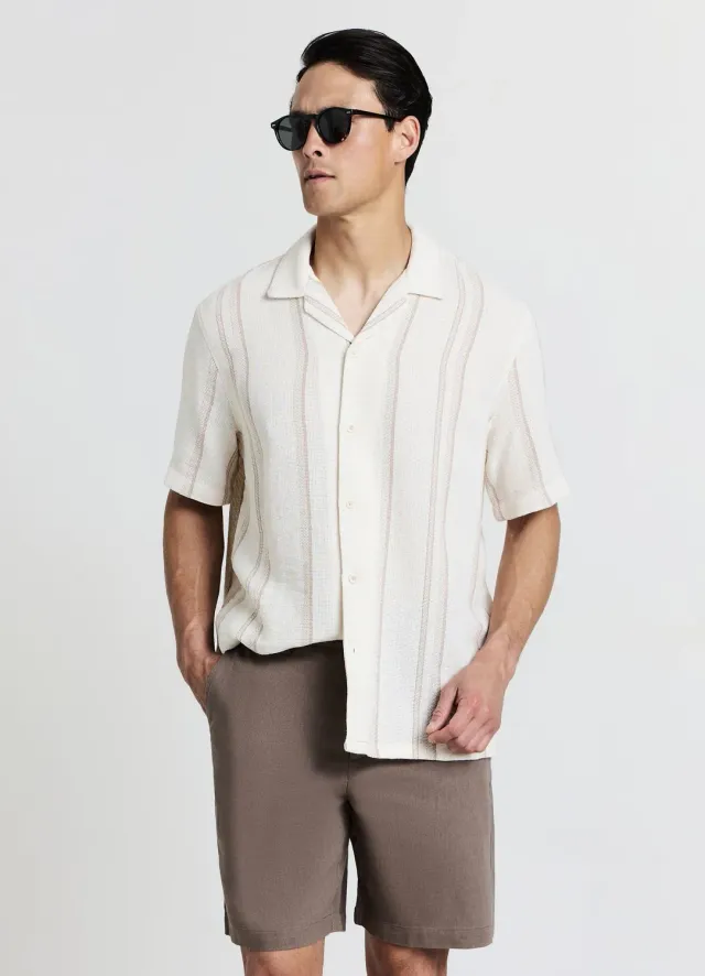 Calliope Bermuda Coton Uni Droit Homme 48