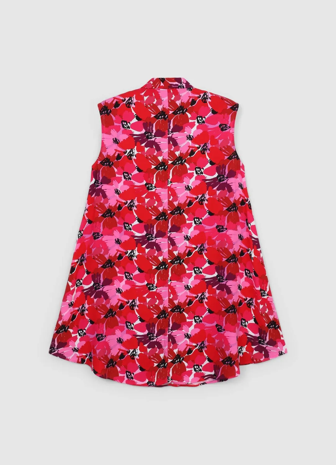 Calliope chemise longue sans manches motif