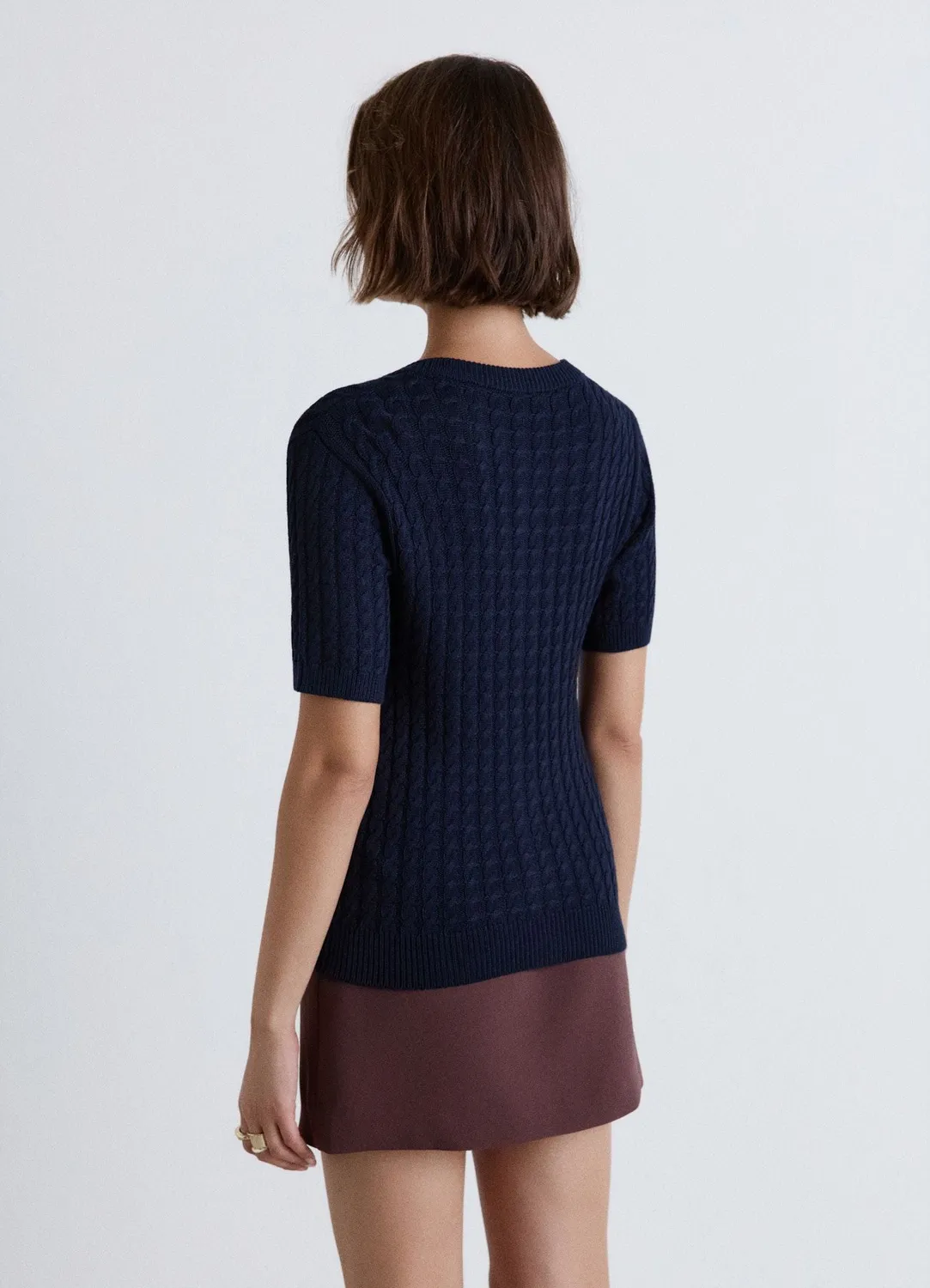 Calliope cardigan torsades boutons bijou femme