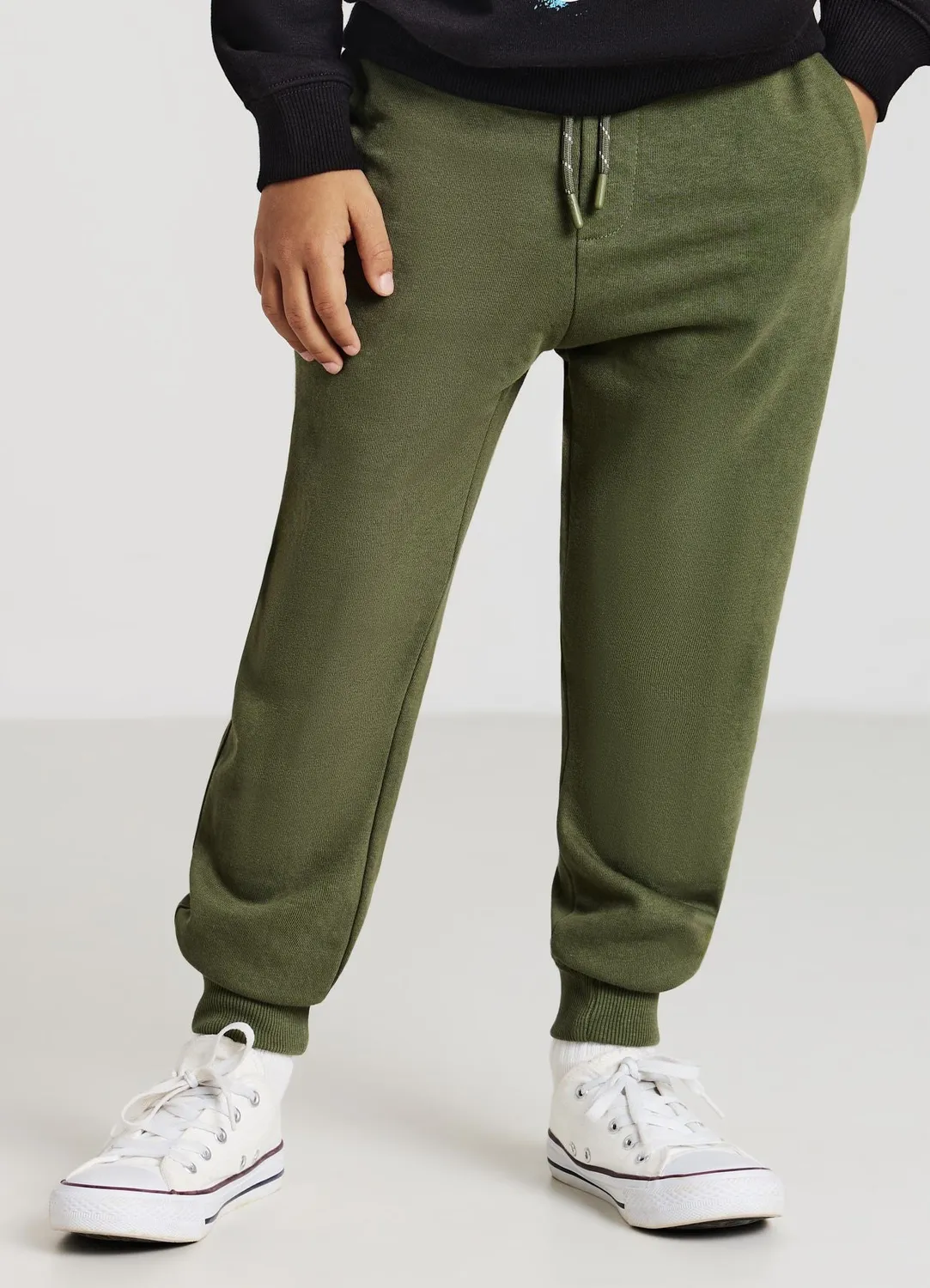 Calliope Pantalon Jogging Uni Garçon Élastiqué