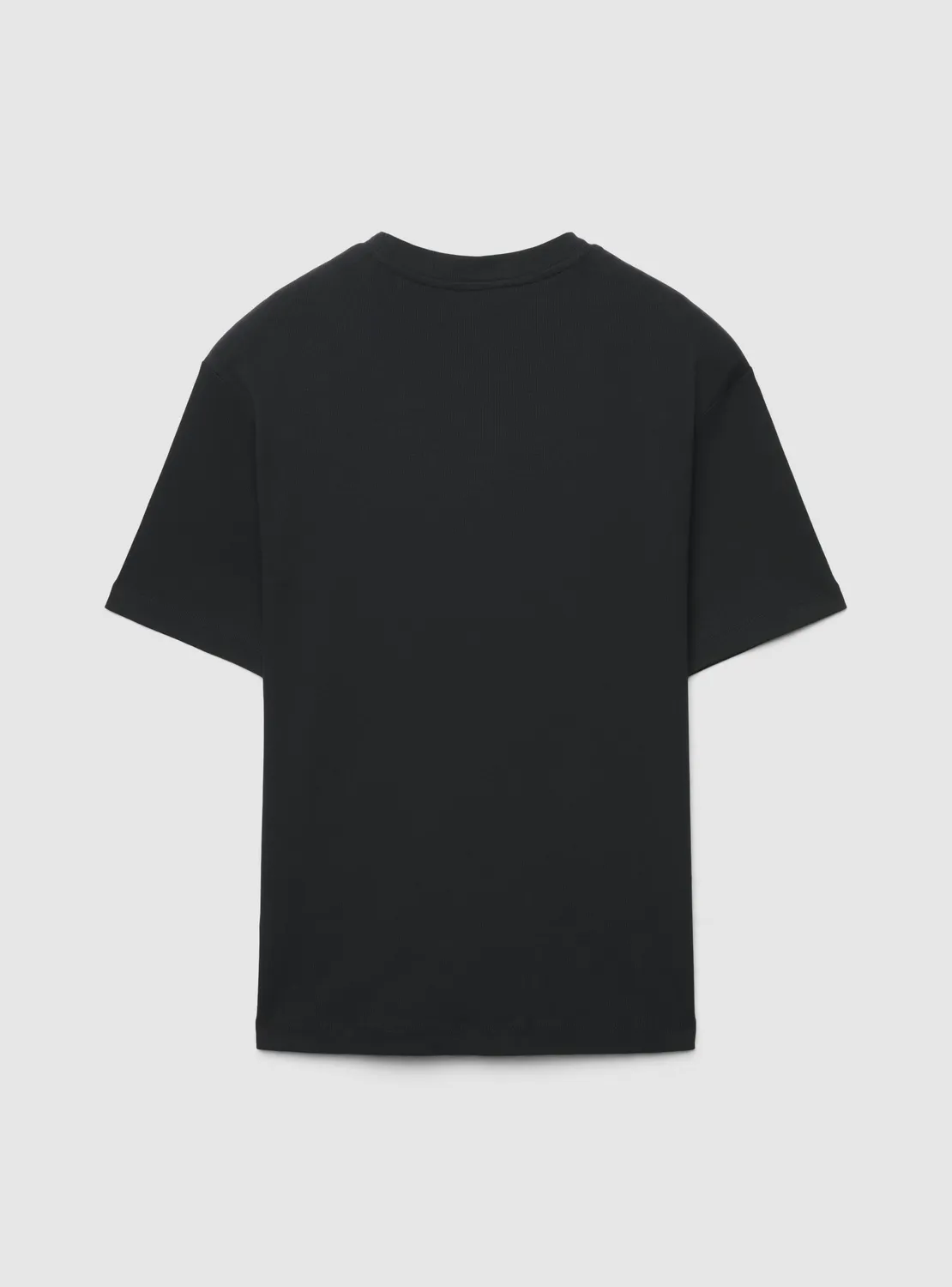 Calliope T-shirt homme côtelé col rond relaxed