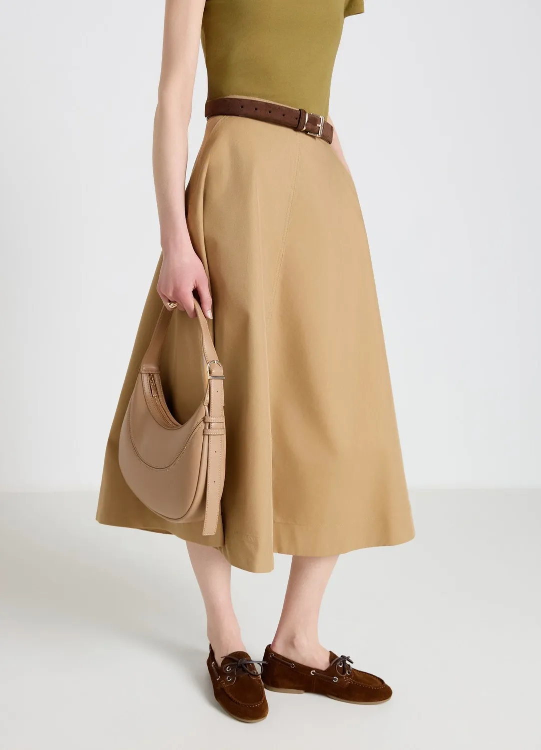 Calliope Sac épaule croissant femme 28 cm