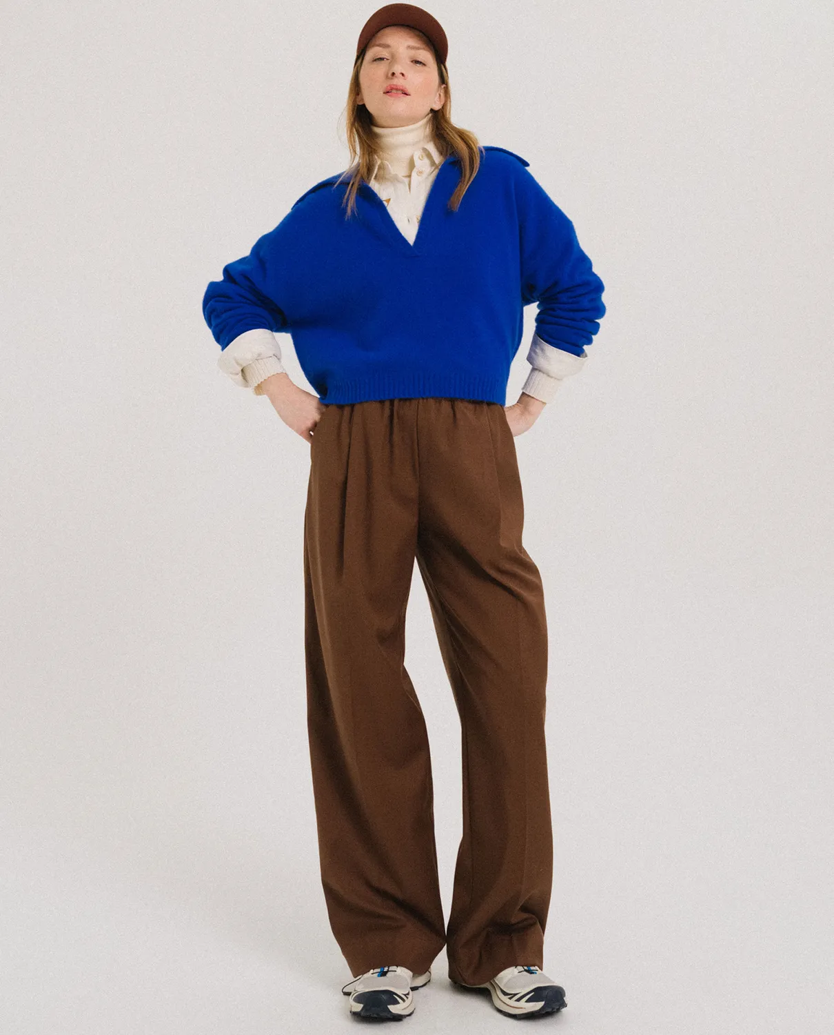 TINSELS CELAN pantalon ginger gabardine souple