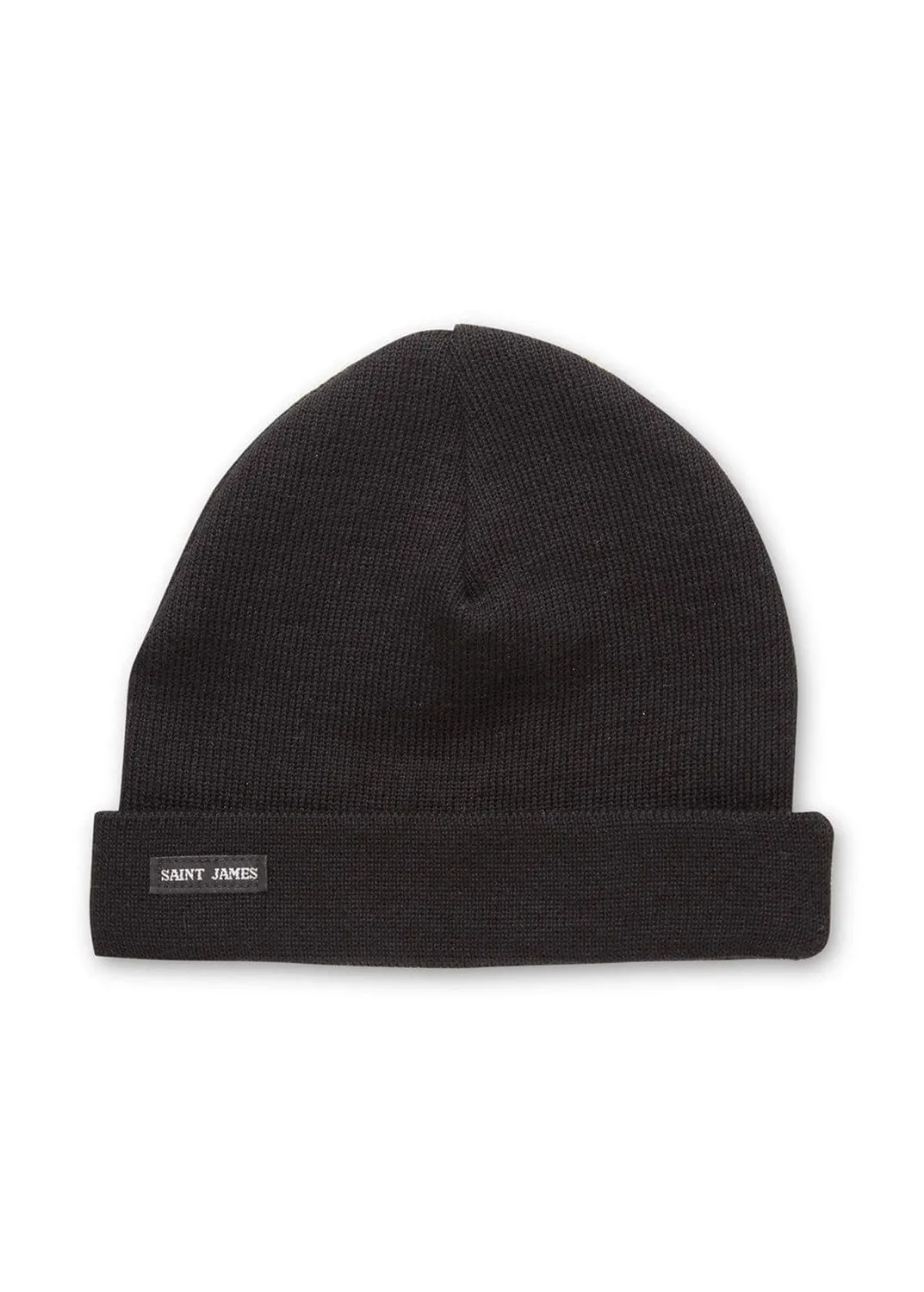 Saint James bonnet de quart noir laine vierge