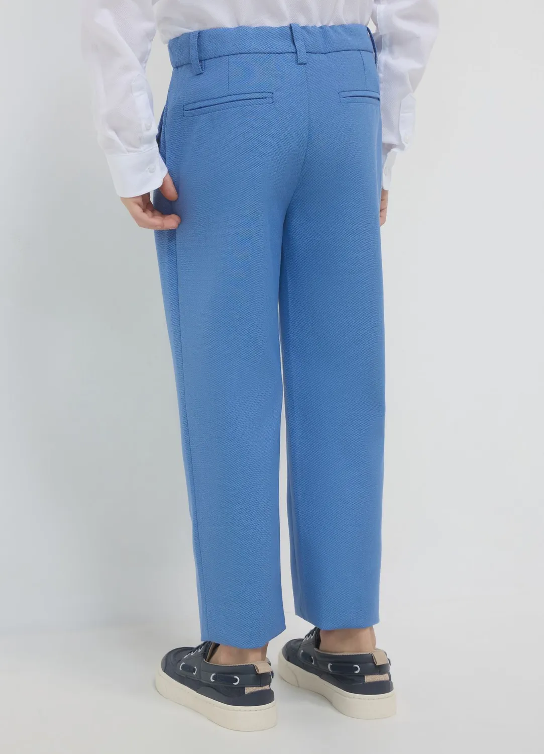 Pantalon Calliope uni garçon zip poches