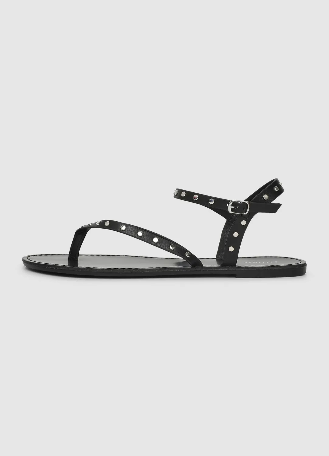 Calliope sandale spartiate plate femme clous