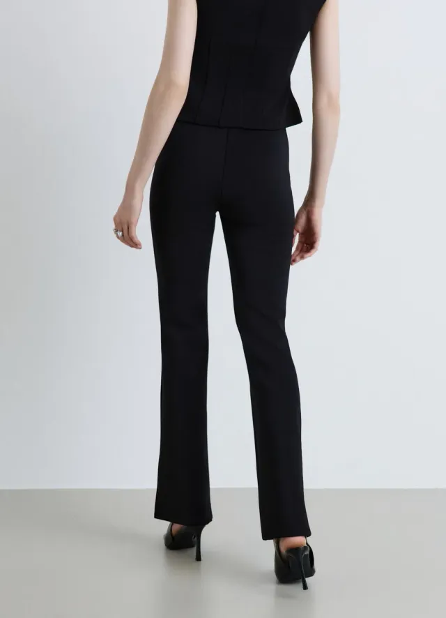 Calliope leggings flare femme fente bas