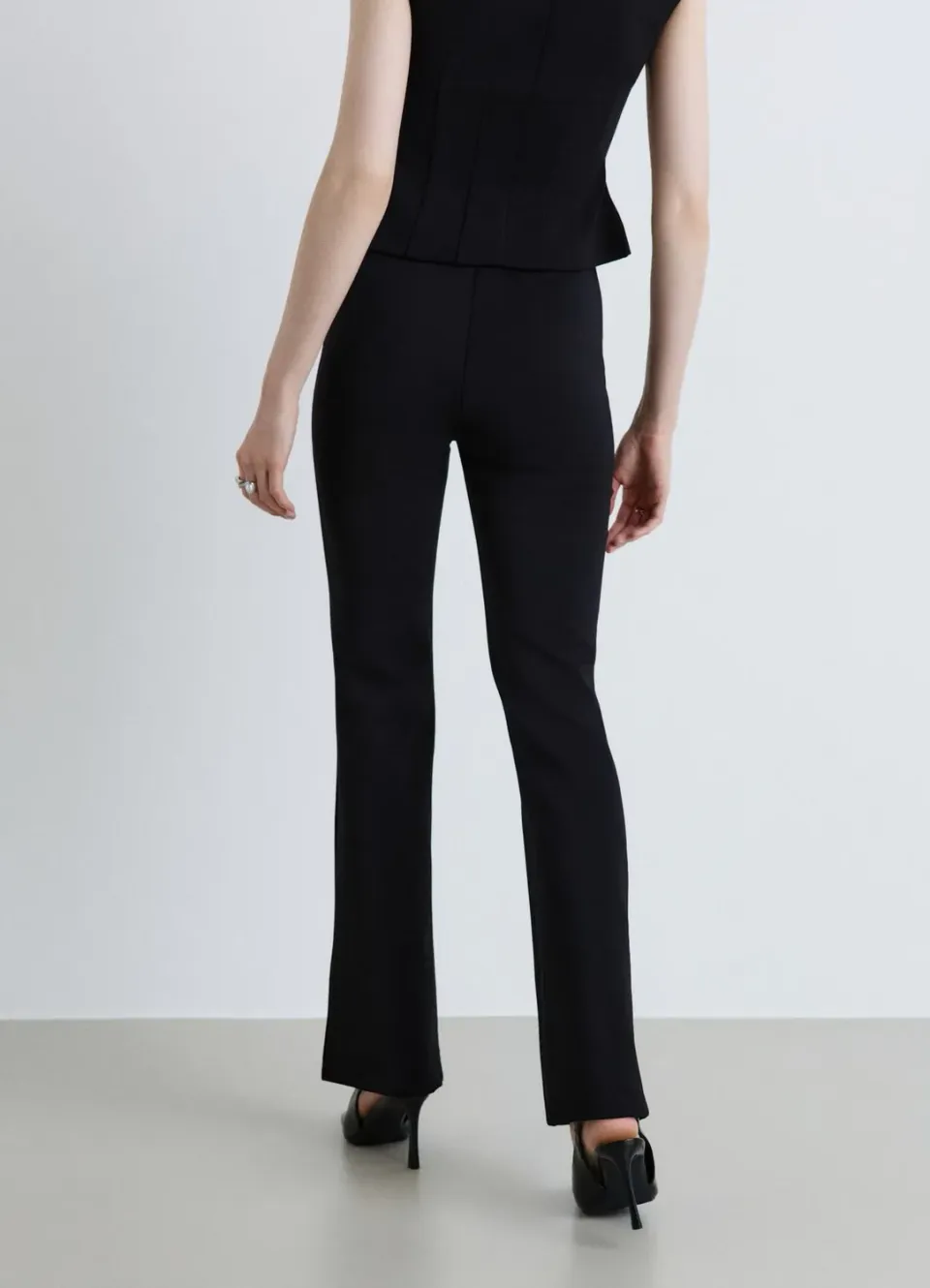 Calliope leggings flare femme fente bas