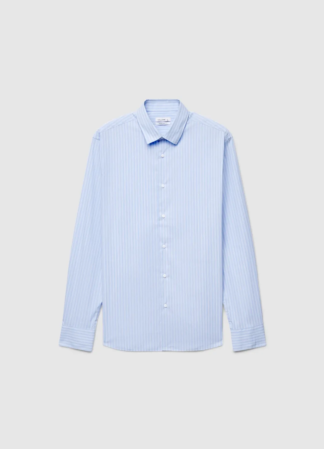 Calliope chemise rayée col classique homme