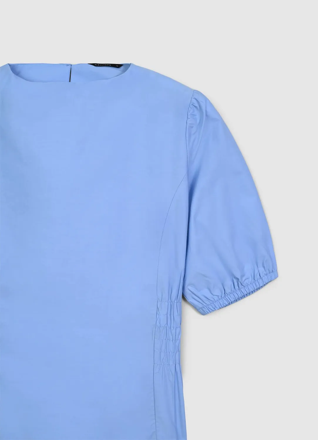 Calliope chemise smock chemisier coton manches courtes