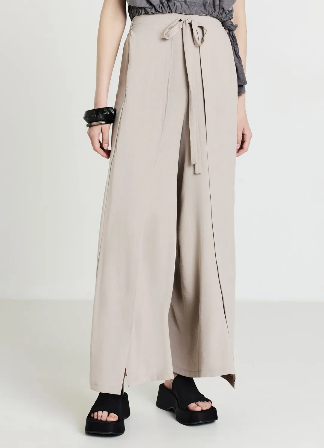Calliope pantalon panneaux femme taille unique uni