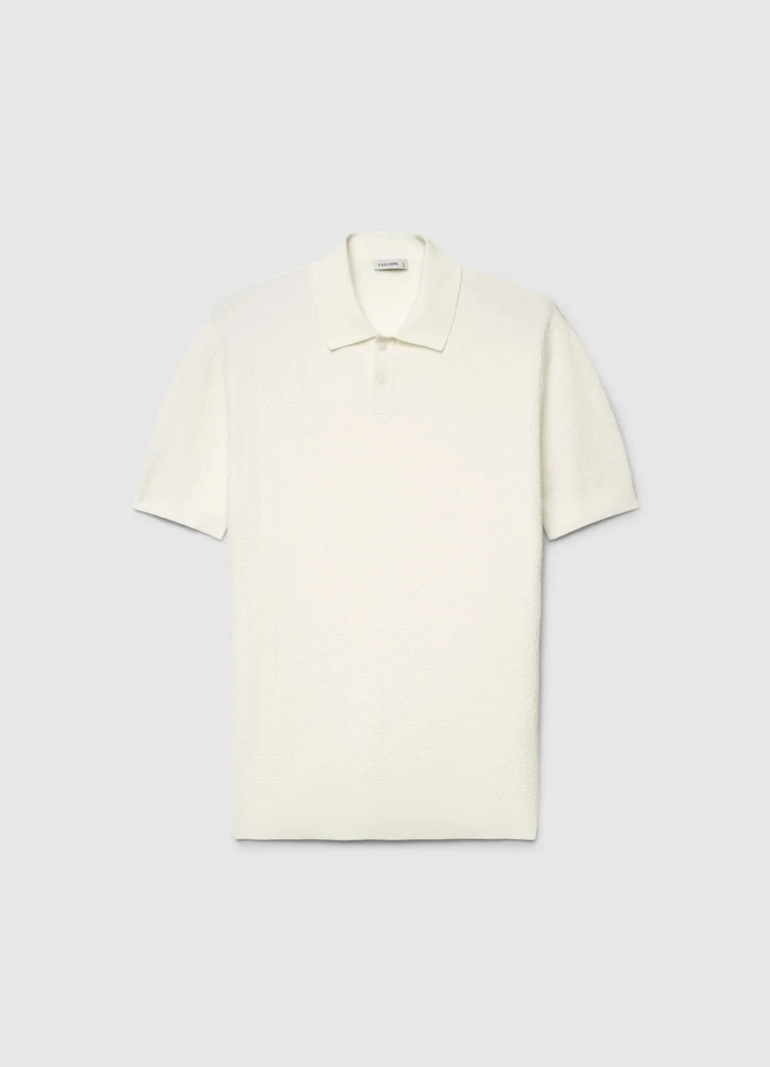 Calliope polo maille homme manches courtes