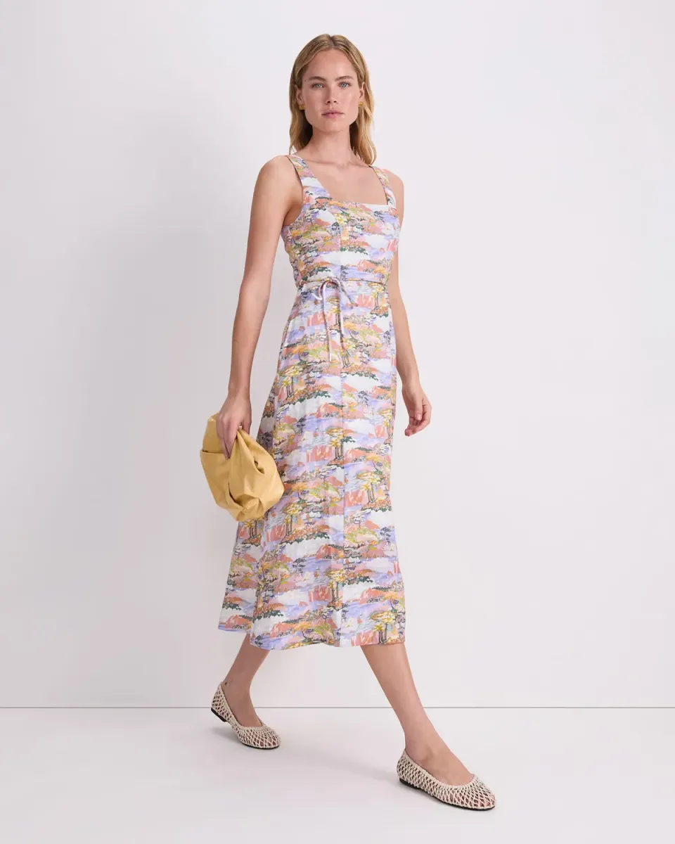 Sportscraft Coastal Parade Liberty robe midi lin