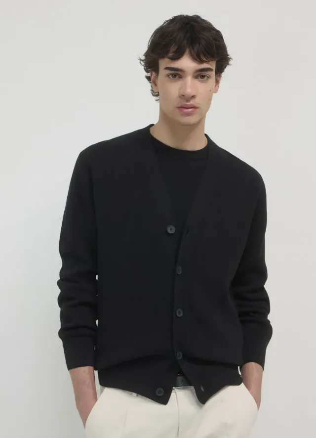 Calliope cardigan homme coton à boutons