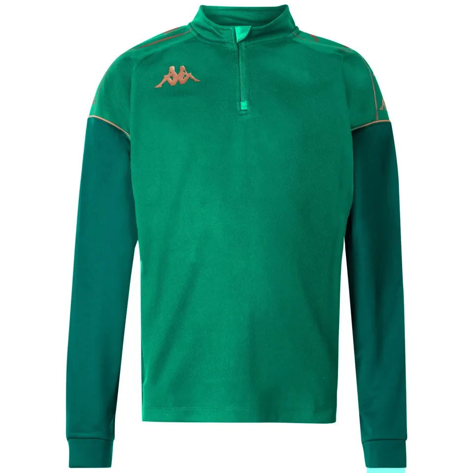 Kappa Massolo sweat vert enfant demi-zip