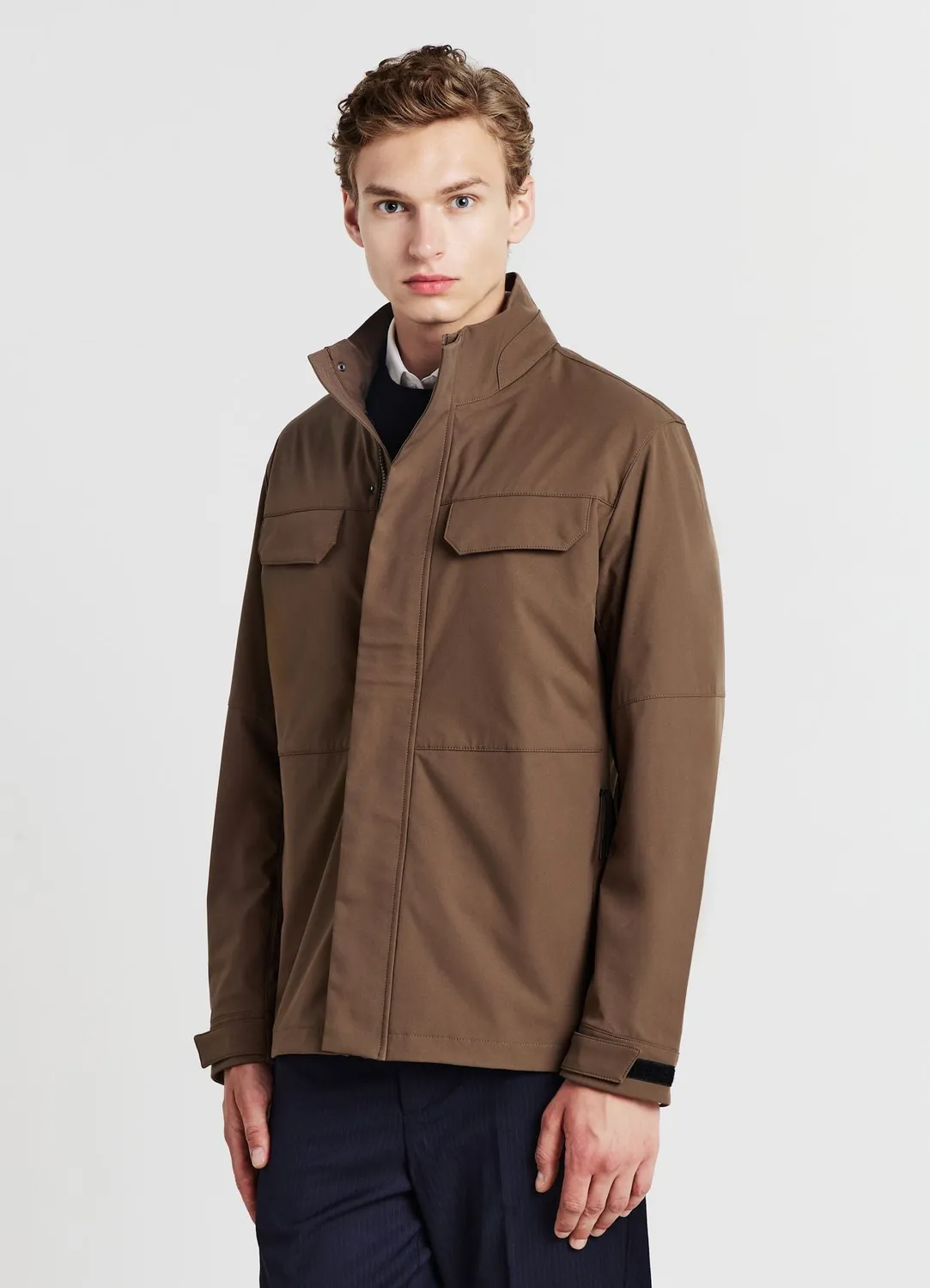 Calliope veste saharienne homme zip poches plaquées