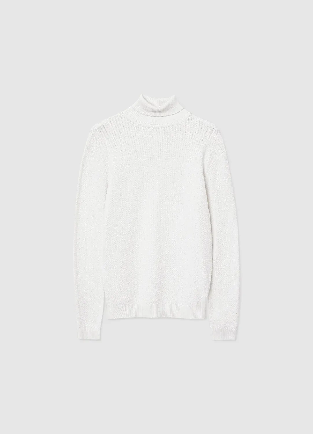 Calliope Pull Col Roulé Maille Mixte Homme Uni