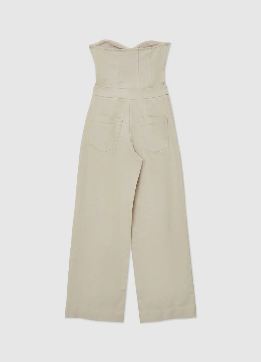 Calliope combinaison palazzo bustier coton femme