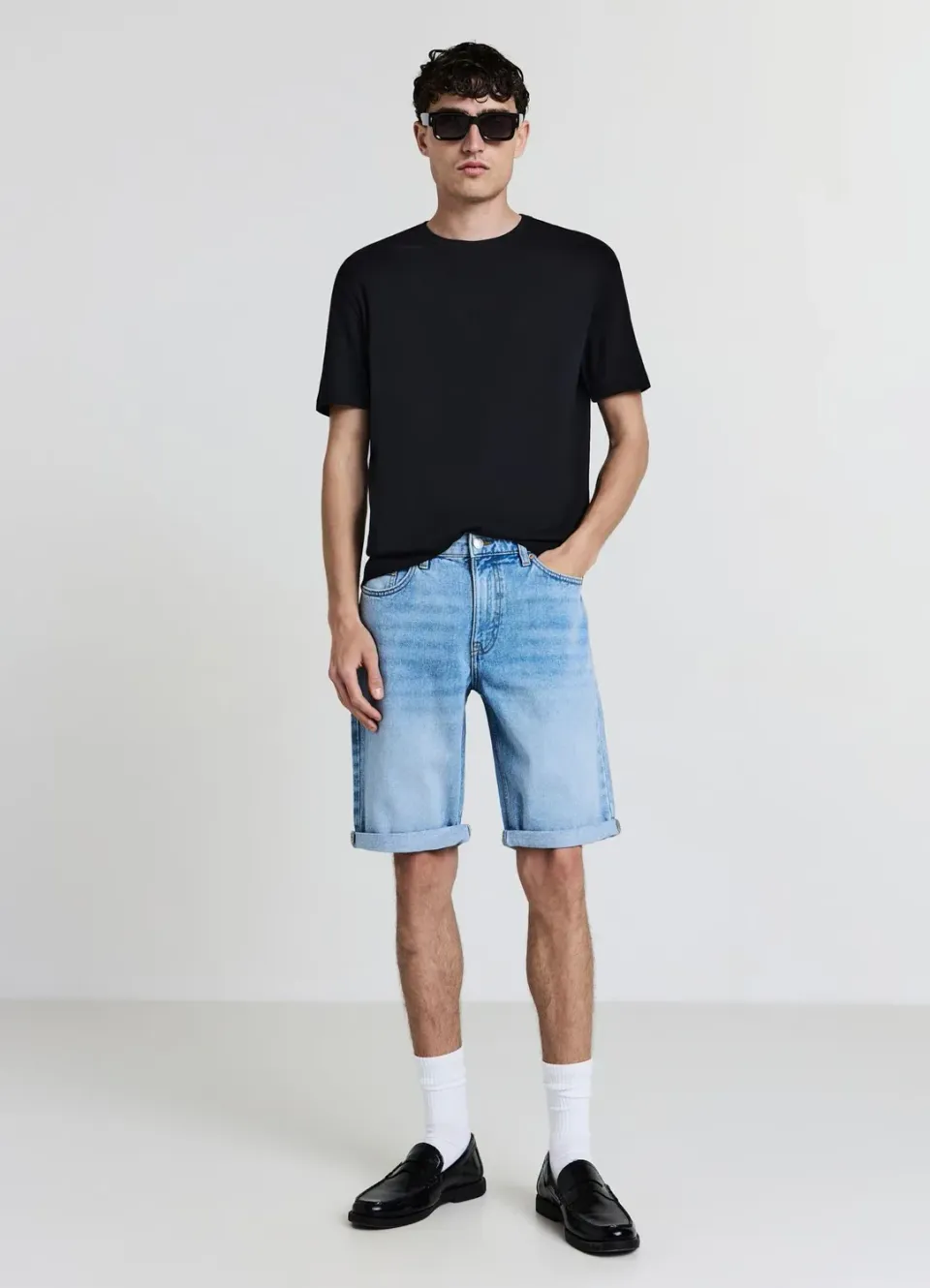Calliope Short denim homme 5 poches regular