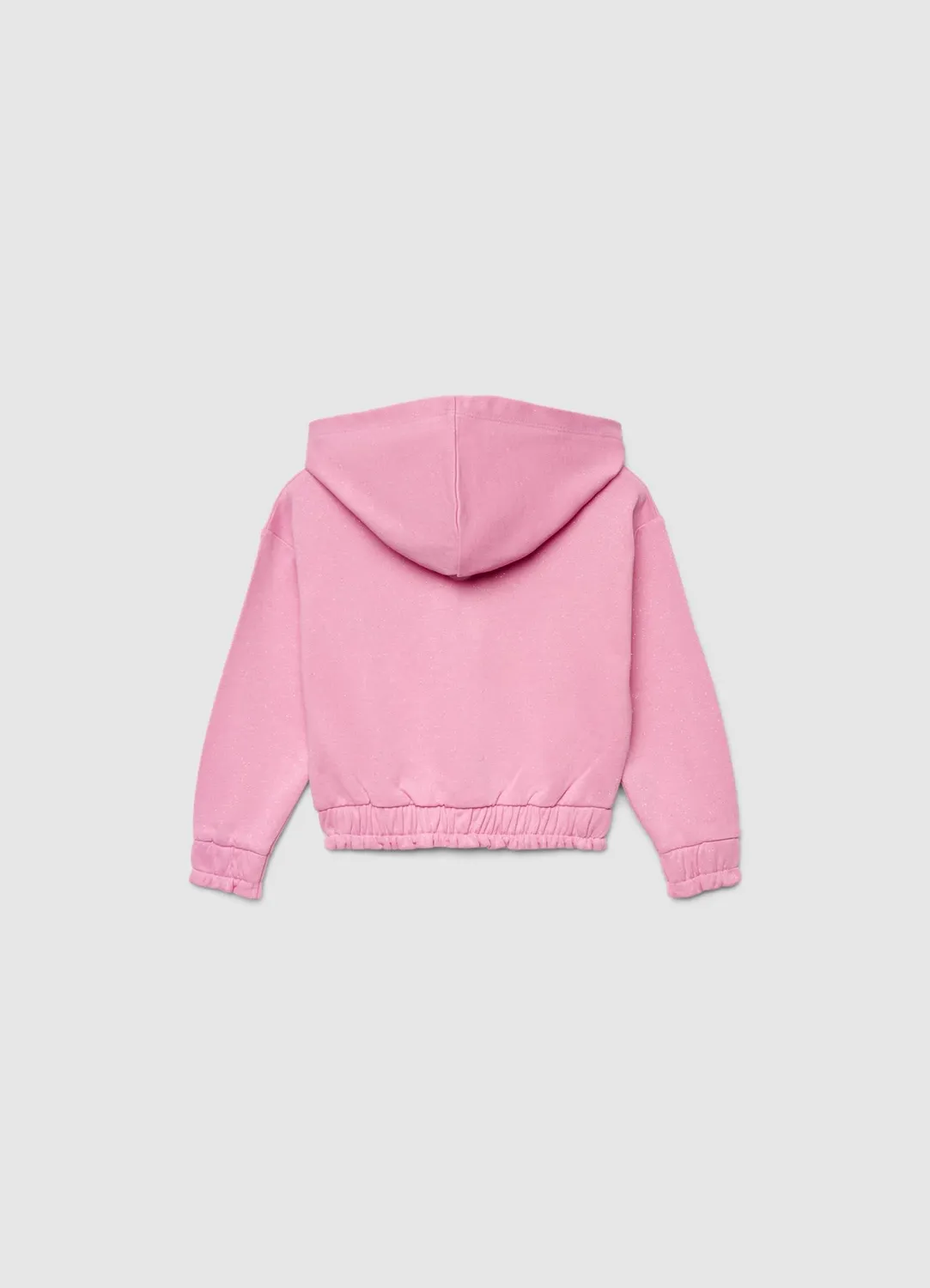 Calliope sweat zippé capuche sweat brillant fille