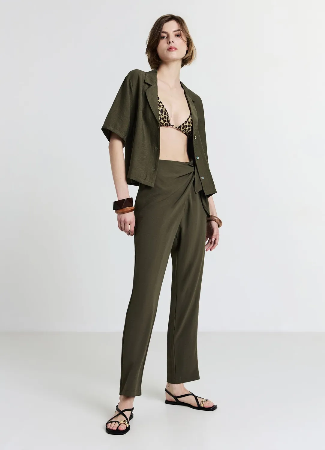 Calliope Revers chemise femme manches courtes regular