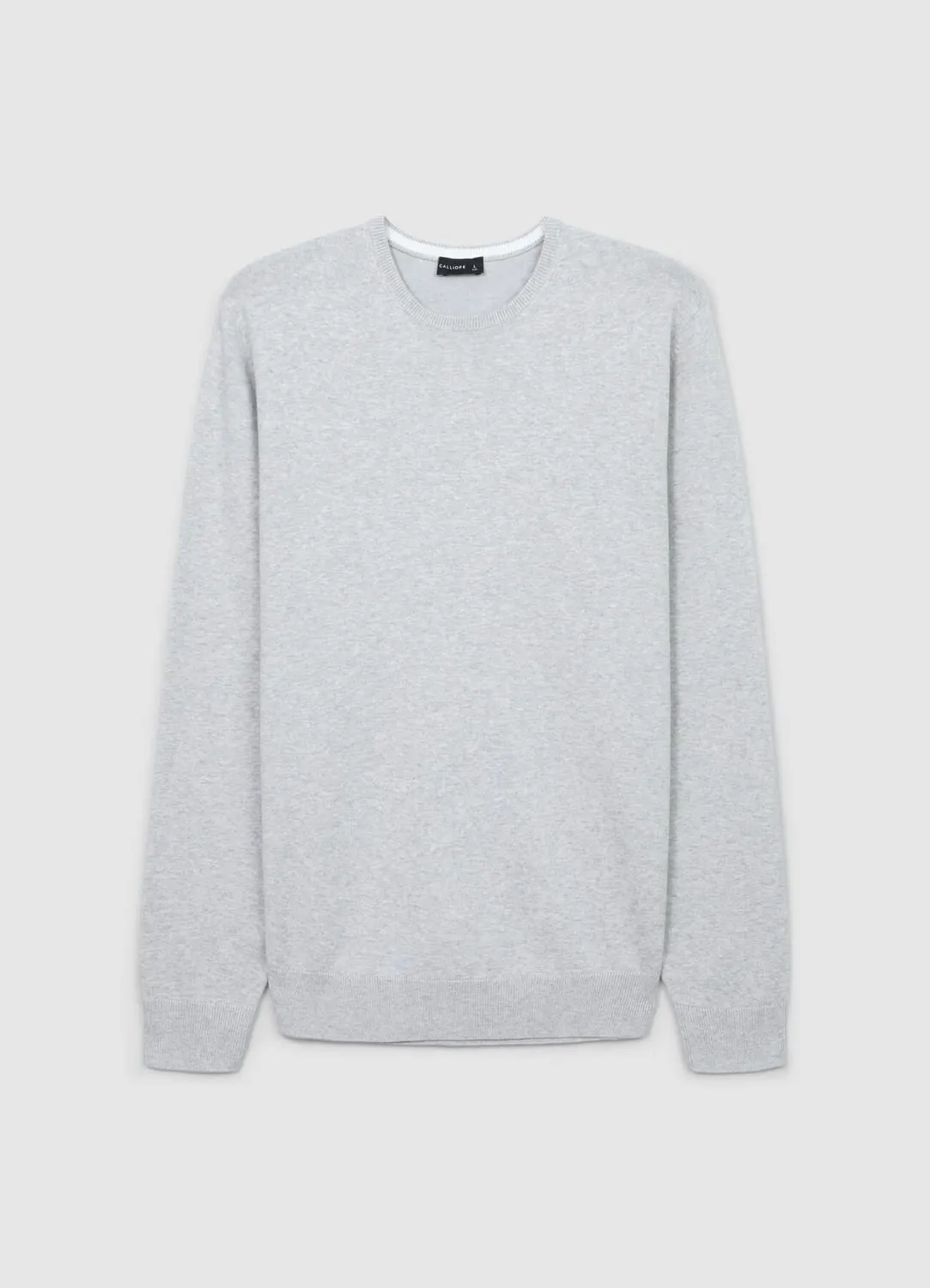 Calliope pull col rond profils contraste homme