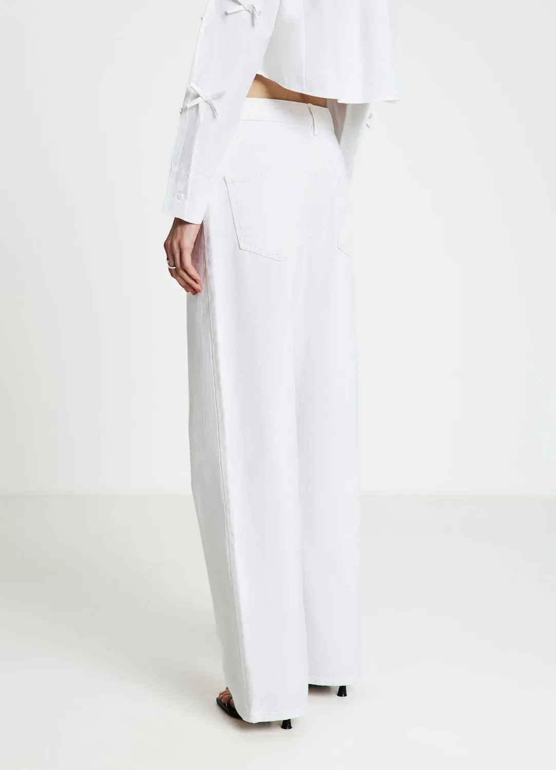 Calliope Jeans Wide Leg Taille Haute Jean Femme Taille 40