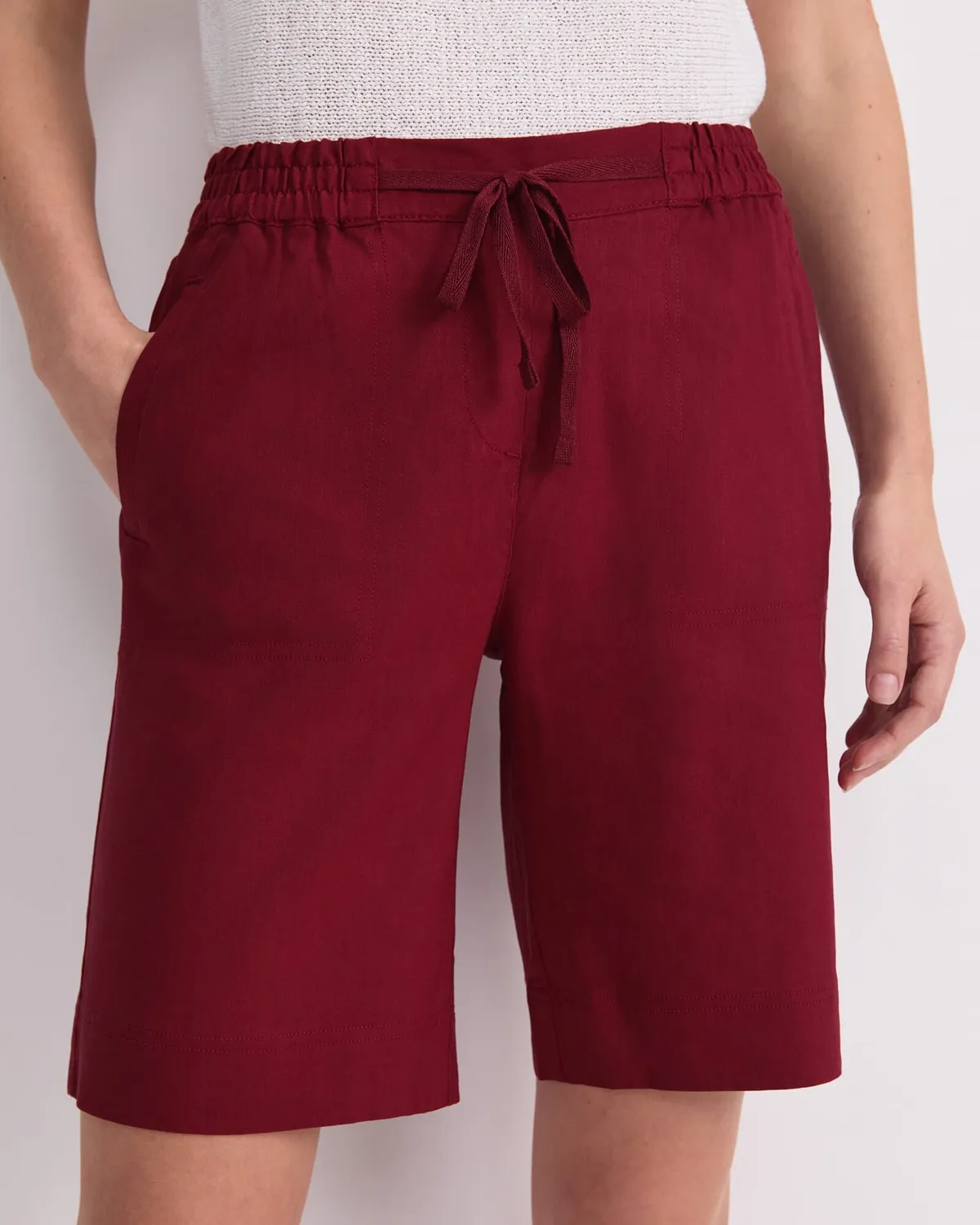 Sportscraft Rosa short femme lin cordon