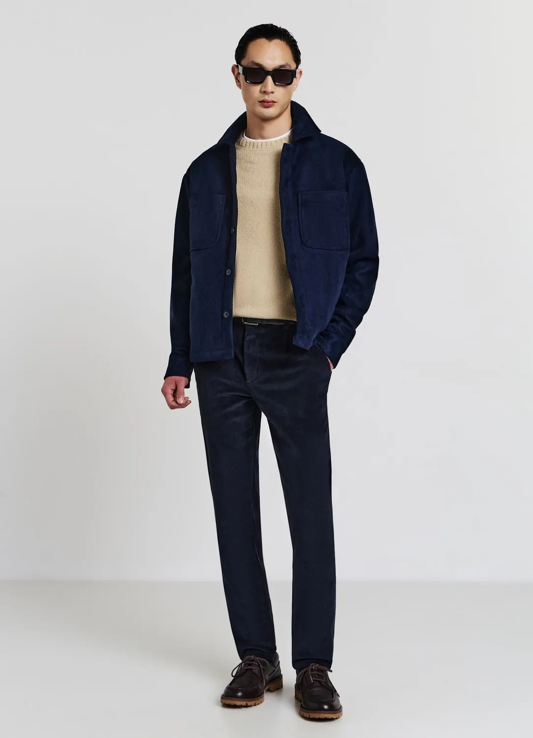 Calliope pantalon chino velours côtelé homme