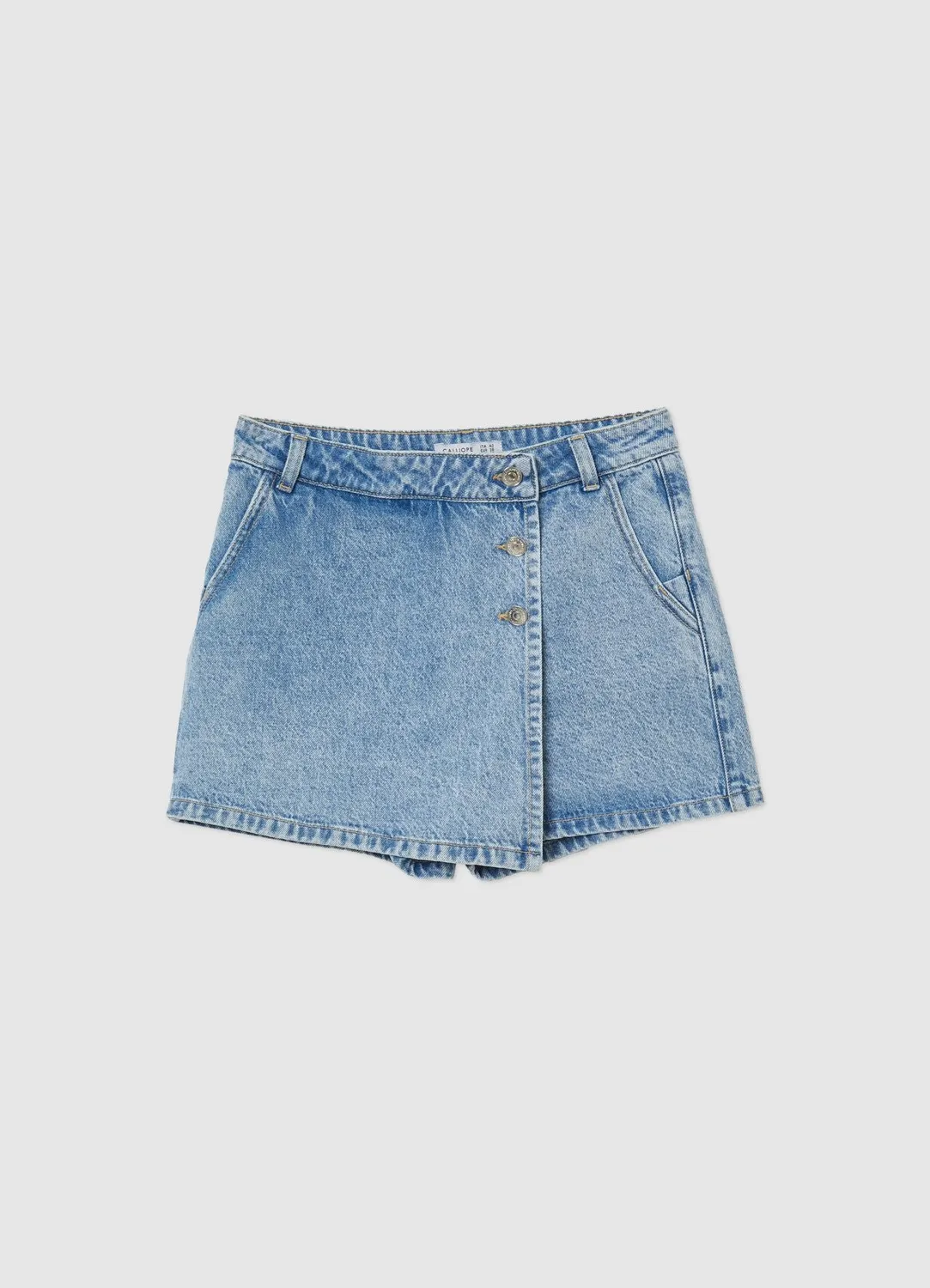 Calliope jupe-short à boutons femme