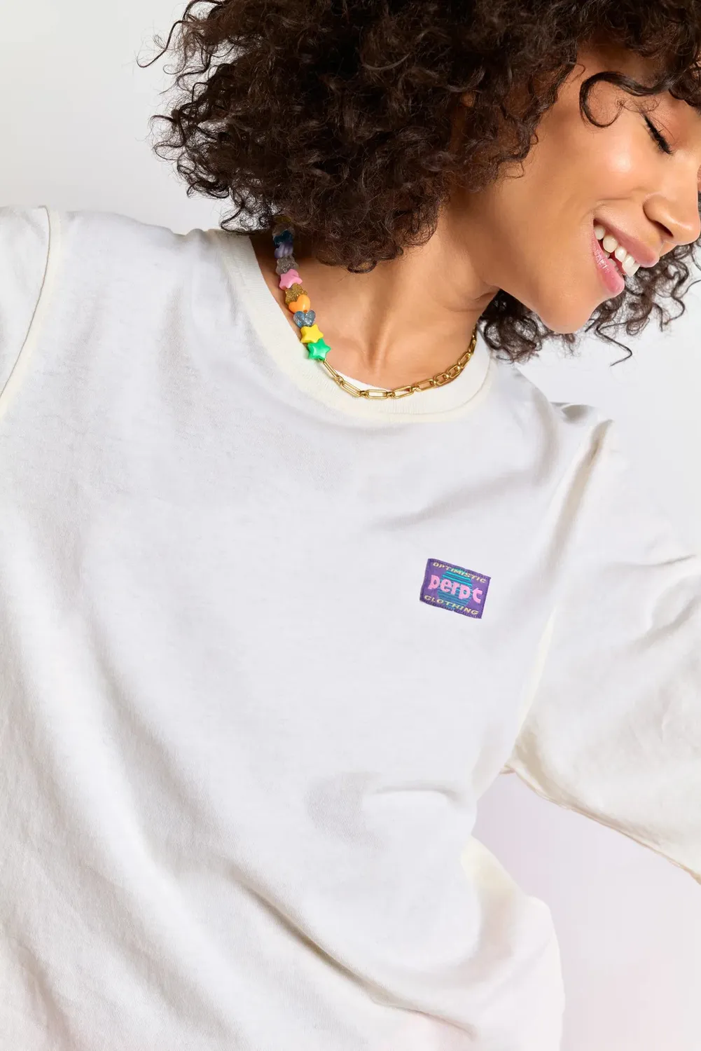 Perpète Molly tee-shirt crème coton bio