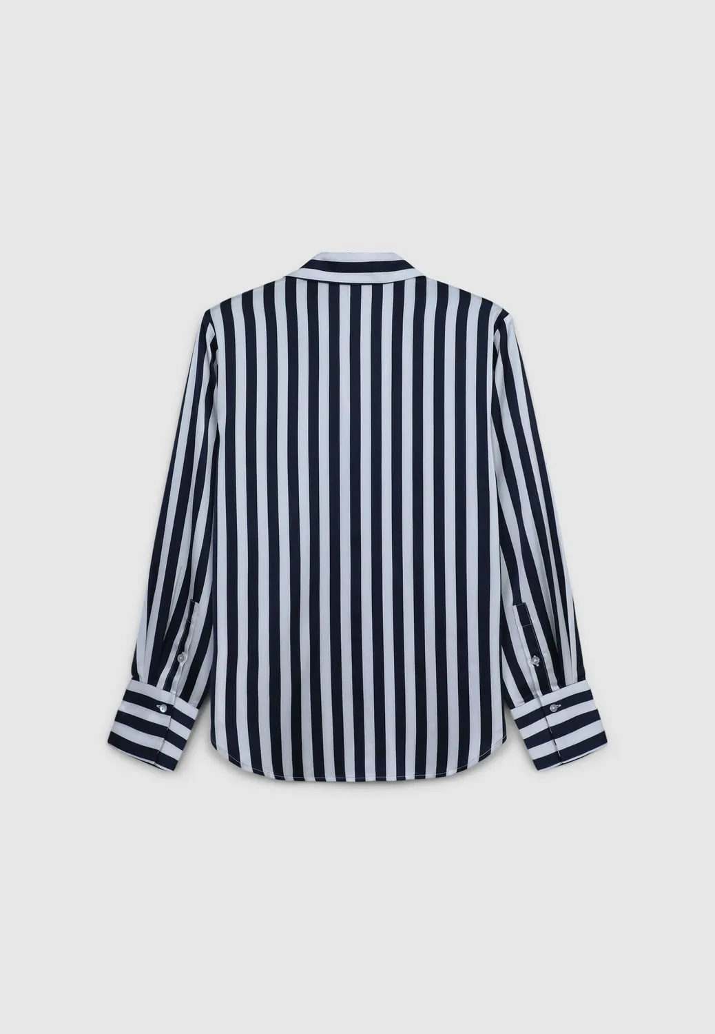 Calliope chemise satinée rayée femme manches longues