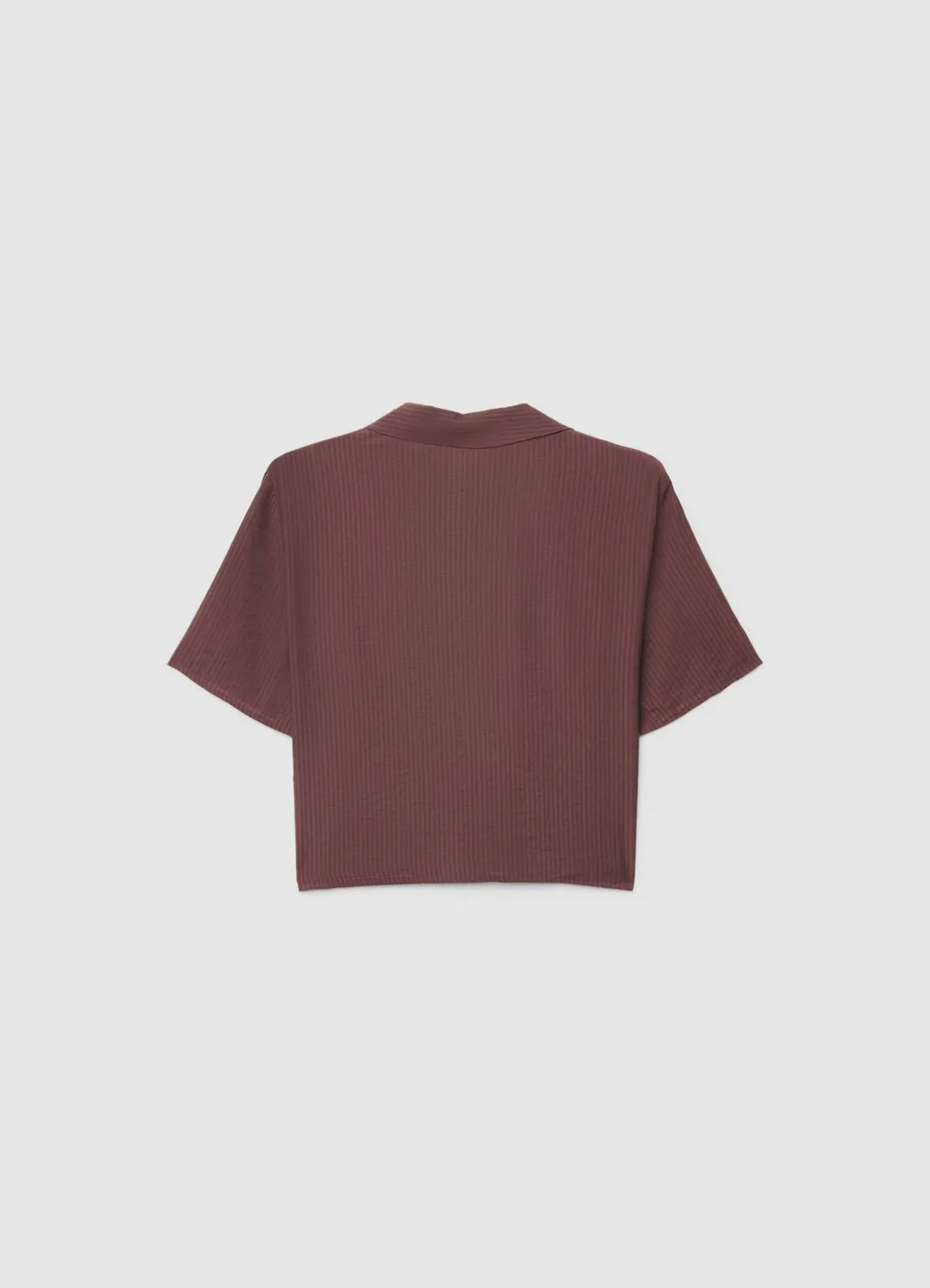 Calliope chemise rayée femme manches courtes
